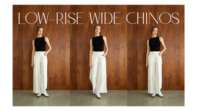 LOW RISE WIDE CHINO