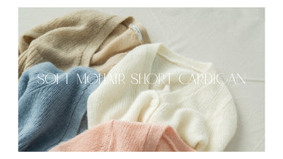 SOFT MOHAIR SHORT CARDIGAN